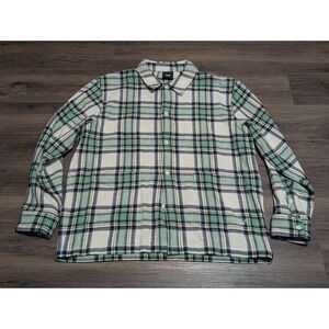 KITH Plaid Flannel Long Sleeve‎ Button Up Shirt Men's Size M Fall 23